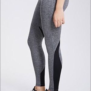 Forever 21 grey and black mesh leggings